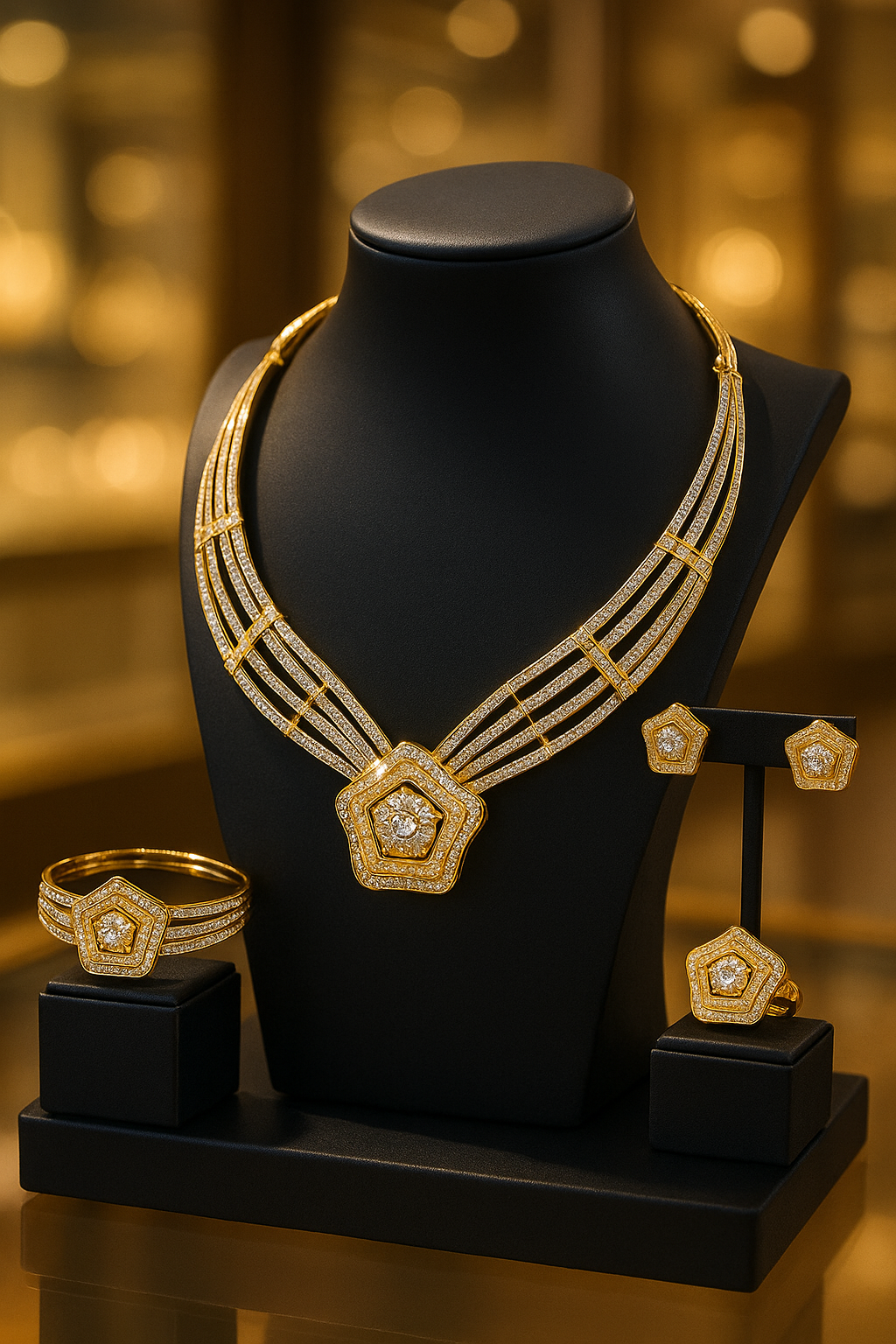 💎 رسوم الشحن مطلية بالذهب عيار 18